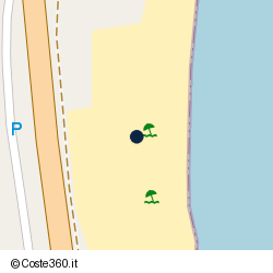 Posizione della concessione balneare Comune di Noli, A. 2018, N. 01
