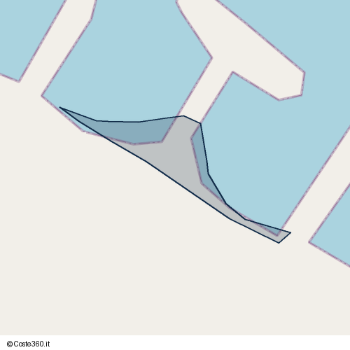 Posizione della spiaggia Spiaggia nei pressi di Strada Provinciale delle Saline, Margherita di Savoia, 76016