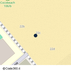 Posizione approssimativa di Bagno Cocobeach 106 B