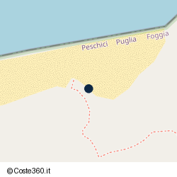 Posizione della concessione demaniale marittima Comune di Peschici, A. 2010, N. 7