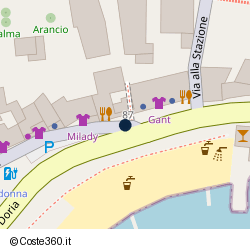 Posizione della concessione balneare Comune di Santa Margherita Ligure, A. 2004, N. 123