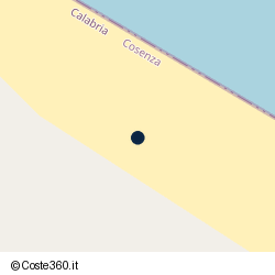 Posizione della concessione demaniale marittima Comune di Corigliano Rossano, A. 2017, N. 6