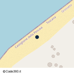 Posizione della concessione balneare Comune di Castiglione Della Pescaia, A. 2009, N. 35