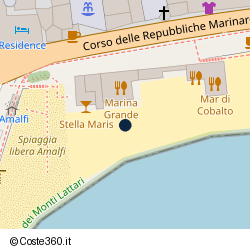 Posizione della concessione demaniale marittima Comune di Amalfi, A. 2008, N. 15
