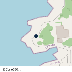 Posizione della concessione demaniale marittima Comune di Rosignano Marittimo, A. 2025, N. 543