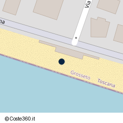 Posizione della concessione balneare Comune di Castiglione Della Pescaia, A. 2009, N. 25