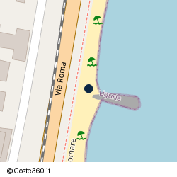 Posizione della concessione balneare Comune di Laigueglia, A. 2024, N. 2