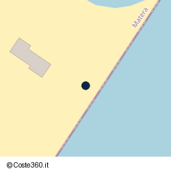 Posizione della concessione balneare Regione di Basilicata, A. 2016, N. 89814-73AF