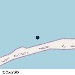 Posizione della concessione demaniale marittima Comune di Procida, A. 2015, N. 3