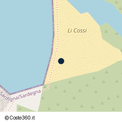 Posizione della concessione balneare Regione di Sardegna, A. 2017, N. CDM 20