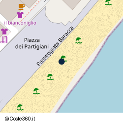 Posizione della concessione balneare Comune di Alassio, A. 2012, N. 21