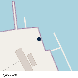 Posizione della concessione demaniale marittima Autorità Portuale di Mar Adriatico Meridionale, A. 2019, N. 111