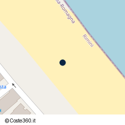 Posizione della concessione demaniale marittima Comune di Bellaria-Igea Marina, A. 2021, N. 37