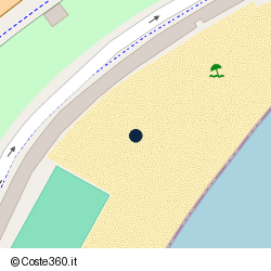 Posizione della concessione balneare Comune di San Remo, A. 2007, N. 28