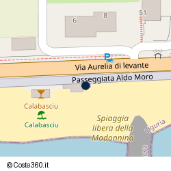 Posizione della concessione balneare Comune di Cogoleto, A. 2006, N. 04