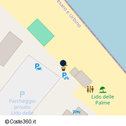 Posizione della concessione balneare Comune di Fano, A. 2008, N. 93