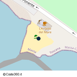 Posizione della concessione balneare Comune di Massa, A. 2009, N. 28