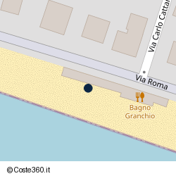 Posizione della concessione demaniale marittima Comune di Castiglione Della Pescaia, A. 2010, N. 8