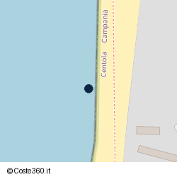 Posizione della concessione balneare Comune di Centola, A. 2019, N. 26