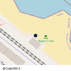 Posizione della concessione balneare Comune di Fano, A. 2008, N. 88