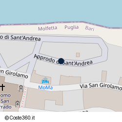 Posizione della concessione balneare Comune di Molfetta, A. 2025, N. 26