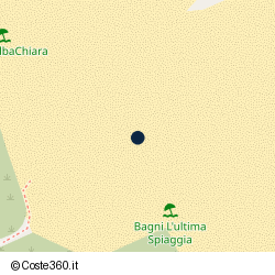 Posizione approssimativa di L' Ultima Spiaggia Isola Verde