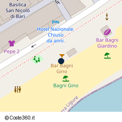 Posizione della concessione demaniale marittima Comune di Pietra Ligure, A. 2017, N. 6
