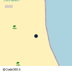 Posizione approssimativa di Bagno Coco Beach