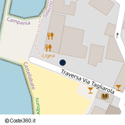 Posizione della concessione demaniale marittima Comune di Castellabate, A. 2015, N. 21