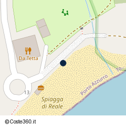 Posizione della concessione demaniale marittima Comune Porto Azzurro, A. 2003, N. 10