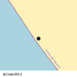 Posizione della concessione demaniale marittima Comune di Forte Dei Marmi, A. 2009, N. 12