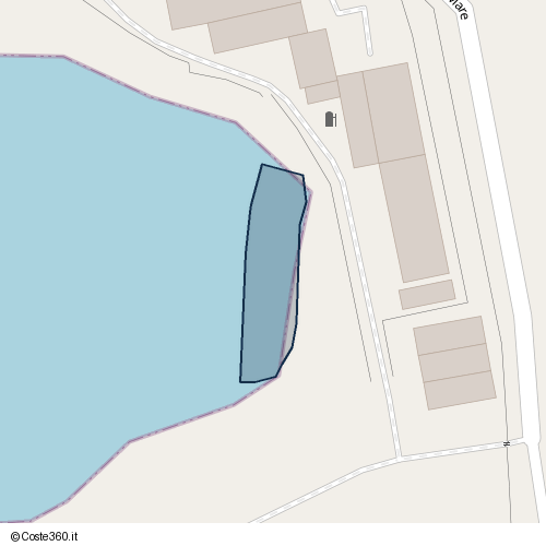 Posizione della spiaggia Spiaggia nei pressi di Via Colleferro, Campobello di Mazara, 91021