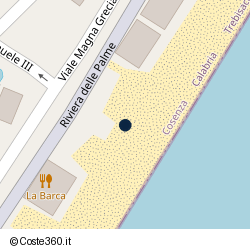 Posizione della concessione balneare Comune di Trebisacce, A. 2015, N. 03