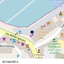 Posizione della concessione demaniale marittima Comune di Santa Margherita Ligure, A. 2014, N. 23