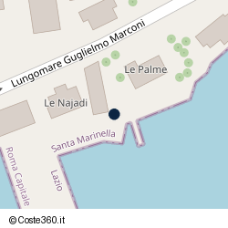 Posizione della concessione demaniale marittima Comune di Santa Marinella, A. 2009, N. 65