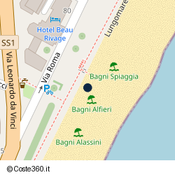 Posizione della concessione demaniale marittima Comune di Alassio, A. 2005, N. 102