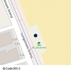 Posizione della concessione balneare Comune di Tortoreto, A. 2008, N. 58