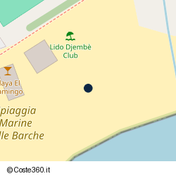Posizione approssimativa di Lido Djembè Club