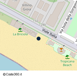 Posizione della concessione balneare Comune di Follonica, A. 2009, N. 56