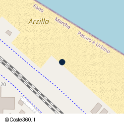 Posizione della concessione demaniale marittima Comune di Fano, A. 2006, N. 21