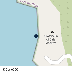 Posizione della concessione demaniale marittima Comune di Isola Del Giglio, A. 2008, N. 01