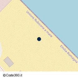 Posizione della concessione balneare Comune di Cesenatico, A. 2009, N. 27