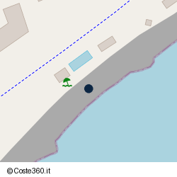 Posizione della concessione demaniale marittima Comune di San Remo, A. 2022, N. 10