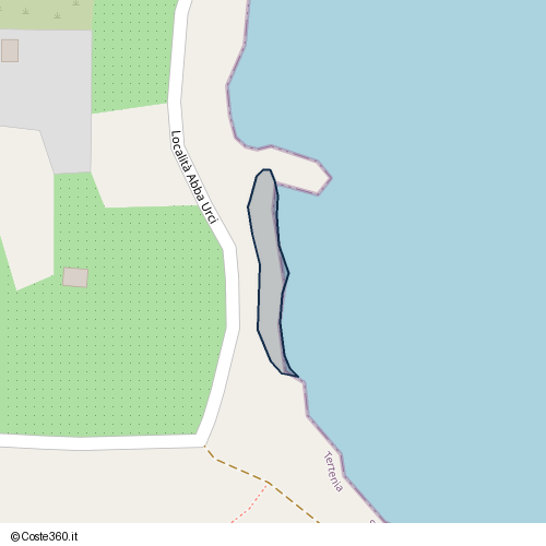 Posizione della spiaggia Spiaggia nei pressi di Tertenia, 08047