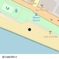 Posizione della concessione balneare Comune di Maiori, A. 2025, N. 05