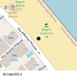 Posizione della concessione balneare Comune di Bellaria-Igea Marina, A. 2019, N. 64