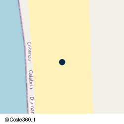 Posizione della concessione balneare Comune di Diamante, A. 2015, N. 39