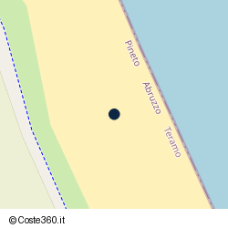 Posizione della concessione balneare Comune di Pineto, A. 2010, N. 138