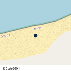 Posizione approssimativa di Valle dell'erica resort beach