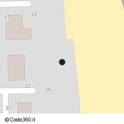 Posizione approssimativa di Bagno Lido. 363